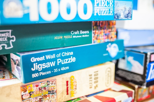 Jigsaws and board games